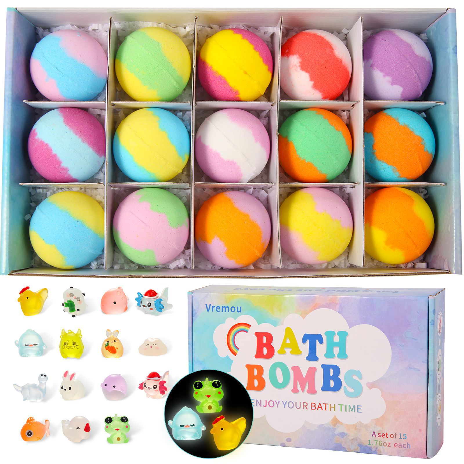 Kids Bath Bomb Gift Set (15 Pack)
